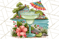 Lake Life Booze Clipart PNG Product Image 5