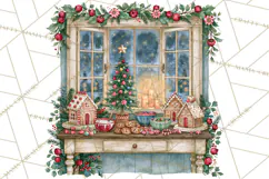 Christmas Through The Window PNG Clipart Product Image 2