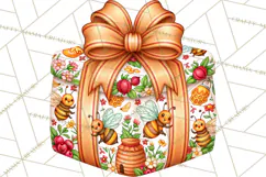 Multi Christmas Gifts Clipart PNG, Themed Wrapped Presents Product Image 3