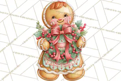 Gingerbread People Clipart, Gingerbread People Product Image 3