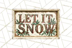 Farmhouse Christmas Signs PNG Product Image 3