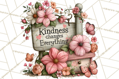 Inspirational Butterfly Sign Clipart PNG Product Image 3