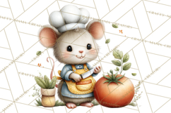 Mischievous Mouse Occupation Clipart PNG Product Image 3
