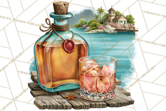 Lake Life Booze Clipart PNG Product Image 4