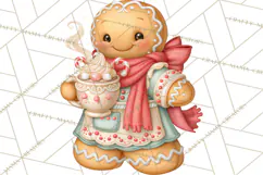Gingerbread People Clipart, Gingerbread People Product Image 4