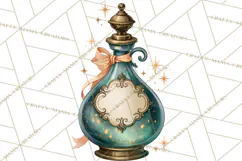 Vintage Witch Apothecary Clipart PNG, Halloween Magic Product Image 4