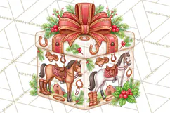 Multi Christmas Gifts Clipart PNG, Themed Wrapped Presents Product Image 4