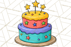 Birthday Party Clipart PNG Graphics, Birthday PNG Product Image 3