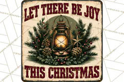 Vintage Christmas Metal Sign Clipart, Funny, Inspirational Product Image 3
