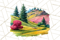 Watercolor Inspirational Landscape Backgrounds Product Image 3