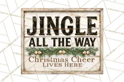 Farmhouse Christmas Signs PNG Product Image 4