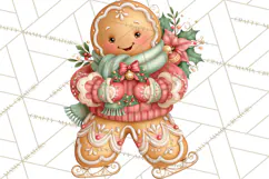 Gingerbread People Clipart, Gingerbread People Product Image 5