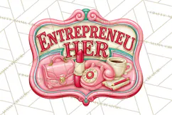 Girl Power Retro Diner Sign PNG Clipart Product Image 4