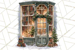 Christmas Through The Window PNG Clipart Product Image 5