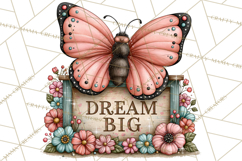 Inspirational Butterfly Sign Clipart PNG Product Image 2