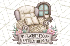Reading Escape Clipart PNG | Inspirational Png Product Image 2