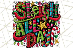 Whimsical Christmas Shirt Graphic PNG Holiday Doodle Quote Product Image 2