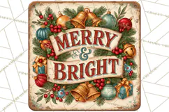 Vintage Mid Century Christmas Signs | Holiday Quotes Product Image 2