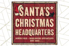 Vintage Christmas Signs Clipart PNG Product Image 2