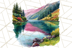 Watercolor Inspirational Landscape Backgrounds Product Image 2