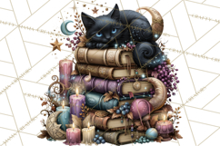 Witch Psychic Gothic Supernatural Clipart PNG Product Image 3