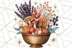Vintage Witch Apothecary Clipart PNG, Halloween Magic Product Image 3
