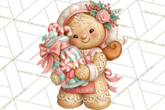 Gingerbread People Clipart, Gingerbread People Product Image 3