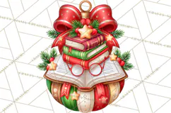 Multi Themed Christmas Ornament Clipart PNG Product Image 3
