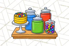 Birthday Party Clipart PNG Graphics, Birthday PNG Product Image 2