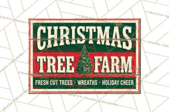 Vintage Christmas Signs Clipart PNG Product Image 3