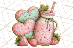 Milk Cookies Candy Chocolate Dessert Clipart PNG Product Image 2