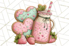 Milk Cookies Candy Chocolate Dessert Clipart PNG Product Image 2