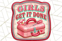 Girl Power Retro Diner Sign PNG Clipart Product Image 2