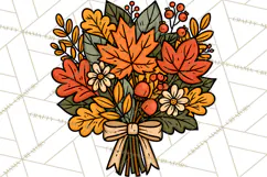 Cozy Fall Clipart PNG Autumn Harvest Illustrations Product Image 4