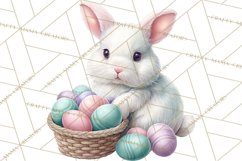 Easter Egg Hunt Clipart, Easter PNG, Sublimation Designs Product Image 2