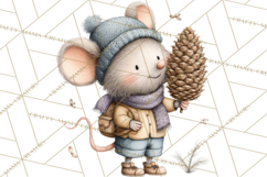 Mischievous Mouse Occupation Clipart PNG Product Image 2