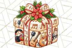 Multi Christmas Gifts Clipart PNG, Themed Wrapped Presents Product Image 4