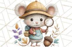 Mischievous Mouse Occupation Clipart PNG Product Image 3