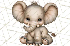 Safari Clipart African Animals Watercolor PNG Product Image 4