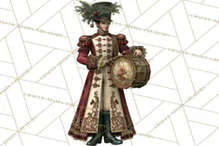 Christmas Circus Clipart, Vintage Christmas Circus PNG Product Image 4