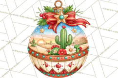 Multi Themed Christmas Ornament Clipart PNG Product Image 4