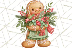 Gingerbread People Clipart, Gingerbread People Product Image 4
