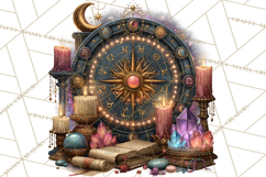 Witch Psychic Gothic Supernatural Clipart PNG Product Image 5