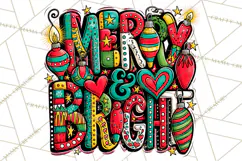 Whimsical Christmas Shirt Graphic PNG Holiday Doodle Quote Product Image 5