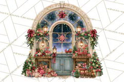 Christmas Through The Window PNG Clipart Product Image 5