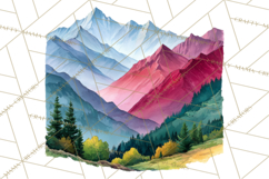 Watercolor Inspirational Landscape Backgrounds Product Image 4