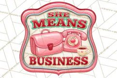 Girl Power Retro Diner Sign PNG Clipart Product Image 4