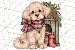 Buffalo Plaid Christmas PNG Clipart Product Image 2