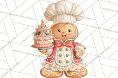 Gingerbread People Clipart, Gingerbread People Product Image 2