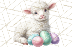 Easter Egg Hunt Clipart, Easter PNG, Sublimation Designs Product Image 5